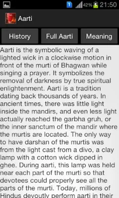 Swaminarayan Aarti android App screenshot 2